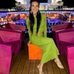Natalie Burn Instagram - Birthday Celebration on the Cruise Ship 🥳💚🎉 scroll 👈💜