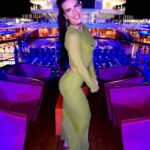 Natalie Burn Instagram - Birthday Celebration on the Cruise Ship 🥳💚🎉 scroll 👈💜