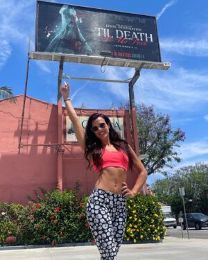 Natalie Burn Instagram - ‘Til Death Do Us Part’ Billboards and Benches all over Los Angeles. Who saw them? Movie is out on VOD & DVD after a successful theatrical run. Watch it and give us ❤️ and ⭐️ support 🎥😍🤩🥳🧡 @tildeathdouspart.2023 #natalieburn #tildeathdouspart #billboard #press #promo #pr #benche