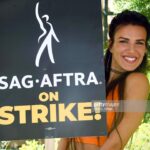 Natalie Burn Instagram - I stand with SAG-AFTRA. “One person can make a difference and everyone should try.” #sagaftra #sagaftrastrong @sagaftra 🧡👈 #edwardjamesolmos