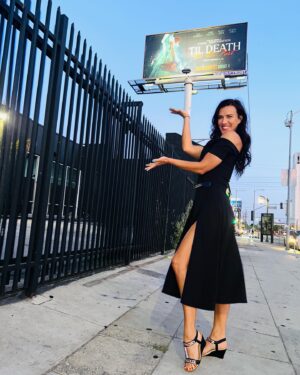 Natalie Burn Instagram - ‘Til Death Do Us Part’ Billboards and Benches all over Los Angeles. Who saw them? Movie is out on VOD & DVD after a successful theatrical run. Watch it and give us ❤️ and ⭐️ support 🎥😍🤩🥳🧡 @tildeathdouspart.2023 #natalieburn #tildeathdouspart #billboard #press #promo #pr #benche