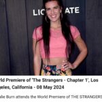 Natalie Burn Instagram - Natalie Burn attends the World Premiere of THE STRANGERS - Chapter 1 held at The Regal Theater on May 8, 2024 in Los Angeles by @lionsgate Congrats to the legendary @markcanton and @rennyharlin on their new movie @thestrangersmovie Photographer @albertlortega 🎥🎬💜 scroll 👈