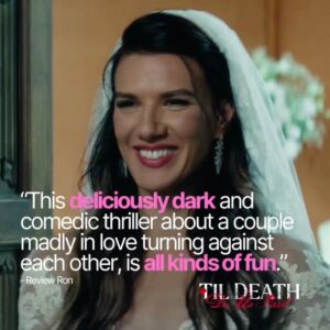 Natalie Burn Instagram - Til Death Do Us Part is available to stream NOW “This deliciously dark and comedic thriller about a couple madly in love turning against each other, is all kinds of fun” 🤗🎥💐🔪#tildeathdouspart #natalieburn #wedding #finaldestination #killbill #johnwick #action #thriller #horror #darkcomedy