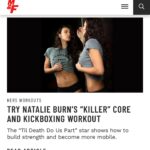 Natalie Burn Instagram - FRONT PAGE of MUSCLE AND FITNESS MAGAZINE today!!! @muscleandfitness Great article by @seen_everywhere Movie @tildeathdouspart.2023 PR @marquepr Photographer @donqhannahphotography 📰🎥💙 Scroll 👈
