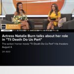 Natalie Burn Instagram - LIVE on The Morning Wrap CBSNews #nonamptp #indiefilm #producer #borntoburnfilms Thank you so much for having me 🤗😃☺️ @cbsnews @themorningshow @kcalnews @tildeathdouspart.2023