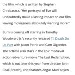 Natalie Burn Instagram – Excited to share this NEWS! Exclusive: Natalie Burn Joins Cast of Action Comedy ‘Dashing Through the Snow’ 😃🎥🔥swipe 👈 #natalieburn #action #comedy