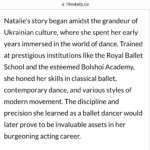 Natalie Burn Instagram - Thank you so much for this wonderful article on my life journey. I’m beyond grateful 🤗🎥❤️ @filmdailynews From FilmDaily: Natalie’s story began amidst the grandeur of Ukrainian culture, where she spent her early years immersed in the world of dance. Trained at prestigious institutions like the Royal Ballet School and the esteemed Bolshoi Academy, she honed her skills in classical ballet, contemporary dance, and various styles of modern movement. The discipline and precision she learned as a ballet dancer would later prove to be invaluable assets in her burgeoning acting career. A lifetime member of The Actors Studio and an active participant in the Academy of Television Arts and Sciences, she recognized the importance of giving back and fostering the next generation of artists. Through mentorship and advocacy, she aspired to be a guiding light for aspiring actors, instilling in them the belief that dreams could be turned into reality through dedication and perseverance. As her career continued to soar, Natalie’s latest film, ‘Til Death Do Us Part,’ became one of the most highly anticipated films of the summer, garnering a perfect 100% score so far on Rotten Tomatoes. The movie, a testament to her unwavering commitment to her craft, showcased her ability to immerse herself in multifaceted roles and breathe life into the characters she portrayed. Her latest acting venture is in the upcoming film “The Movers,” alongside Terence Howard and Jena Malone. Natalie has also made noteworthy contributions to the television landscape. She received a nomination for Best Supporting Drama Actress at the Indie Series Awards for her role in the Emmy Award-winning limited drama series, “Studio City,” available on Amazon Prime. Follow Natalie Burn’s journey and stay updated with her latest projects on her social media platforms…https://filmdaily.co/health/fitness/from-ballerina-to-action-star-the-incredible-evolution-of-natalie-burn/