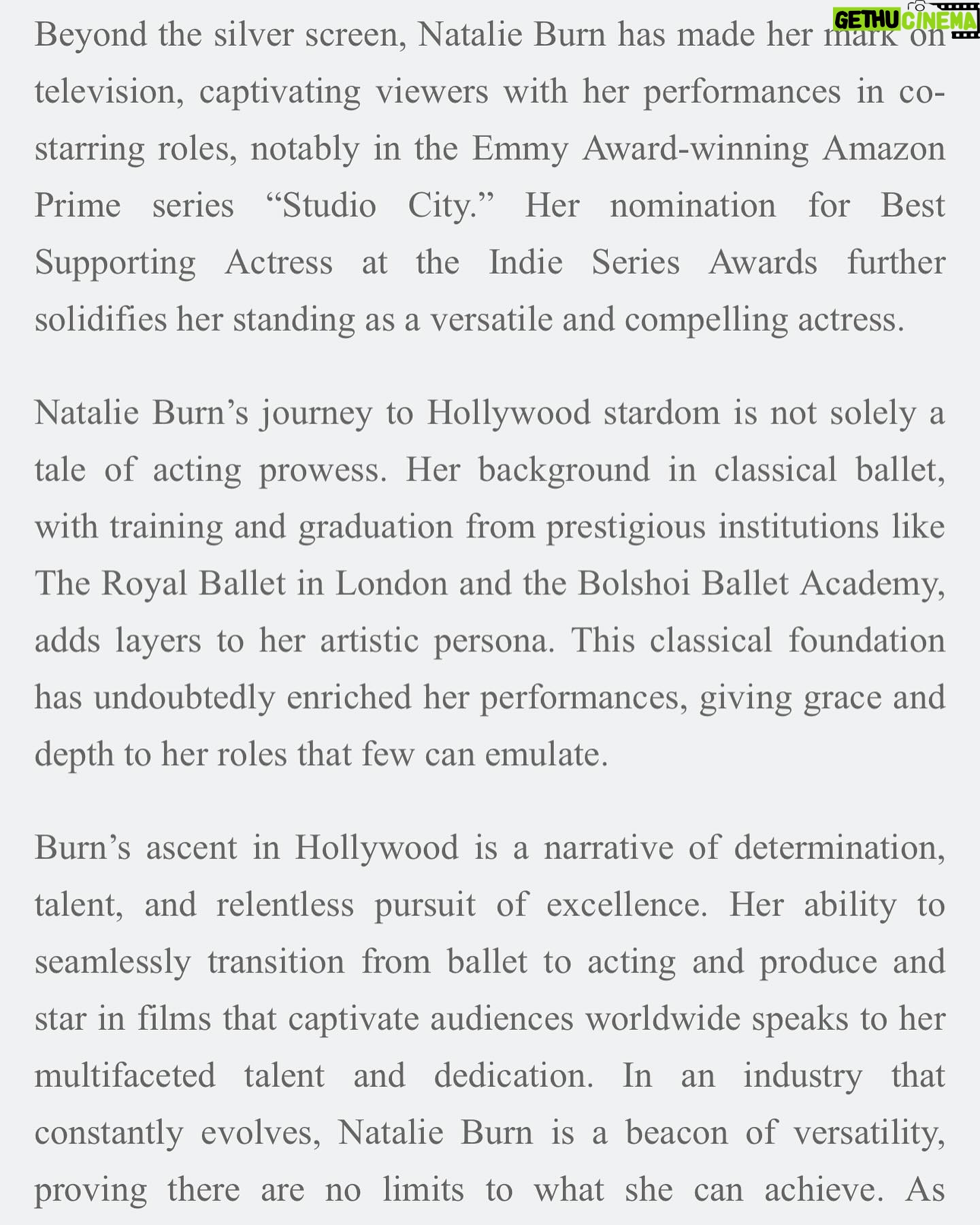 Natalie Burn Instagram - Thank you USAWire @realusawire for the wonderful Article by @ariellavi_15 photographer @ianfisherofficial I really appreciate all you guys, Iβm so grateful ππ€βΊοΈ Swipe π π° #natalieburn