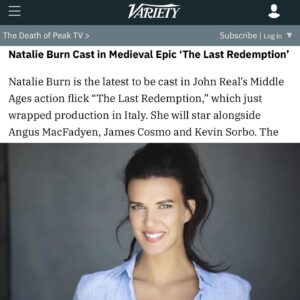 Natalie Burn Instagram - Thank you VARIETY for this announcement.😃♥️🔥 
I’m really grateful and delighted to be working on this beautiful Medieval Epic Movie ‘The Last Redemption’ along so many wonderful and talented people. And Thank you Yahoo Movies 🎥 

Photo by @ianfisherofficial 
PR @charlesshermanpr 
Agent @bobbymosesla 
Manager @00karp
#grateful #natalieburn #lead #news @variety @yahoo @yahoonews 
Scroll 👈 Full Article: https://variety.com/2024/film/news/film-news-in-brief-march-18-2024-1235944519/ #SundanceFilms