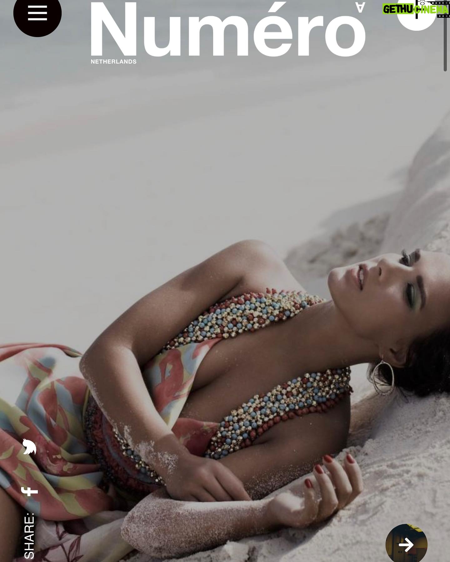 Natalie Burn Instagram - Thank you for this beautiful feature in Numero Netherlands Magazine @numero_netherlands ❤️💜💖 PR: @marquepr Photographer: @guerandserge Interviewer: @janaletonja Scroll👈🔥