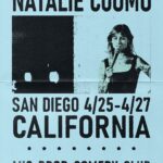 Natalie Cuomo Instagram - SAN DIEGO🌴☀️❤️ Let’s have some fun in the sun!! (Well we’ll be in a dark room) but I promise there will be loads of laughs. Can’t wait for another amazing 5 show weekend in this amazing city at @micdropcomedysandiego ! Tickets available on my website!!! 🎨 poster by @jenna_sunday