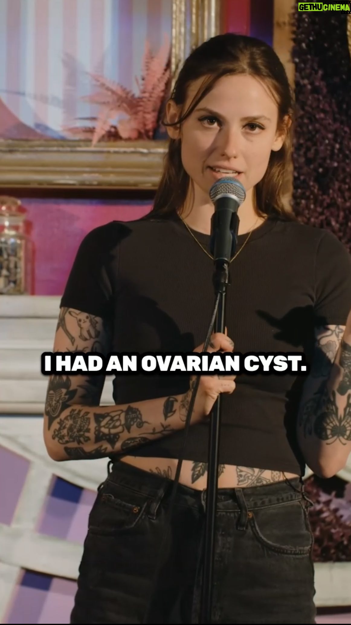 Natalie Cuomo Instagram - Ovarian cyst #standup #standupcomedy #standupcomedian #darkcomedy #womenshealth #comedy