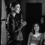 Natalie Cuomo Instagram - I’m a ponytail girl now. Had so much fun at @streettalkcomedy last weekend. 📸 @dozaphoto Tour dates 3/22-3/23 Seattle, WA 3/28-3/30 Chandler, AZ 4/4-4/6 Minneapolis, MN 4/12-4/13 Rochester, NY 4/25-4/27 San Diego, CA 5/2-5/5 Phoenix, AZ 5/8-5/11 Grand Rapids, MI 5/16 Cumberland, MD & many more! 🎟️ Tix at the link in my bio!