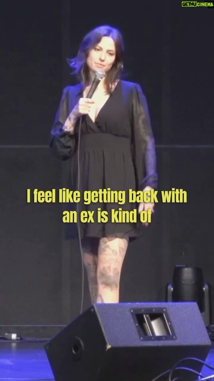 Natalie Cuomo Instagram - I never understood people that got back with their exs, but I definitely never understood people that brought their exs to comedy shows 🤭