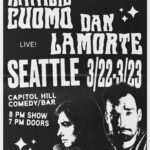 Natalie Cuomo Instagram - Seattle!! Next weekend!! Friday March 22 & Saturday March 23! Get your tickets 🎟️ and tell us all the fun things to do and places to eat! Poster by @jenna_sunday