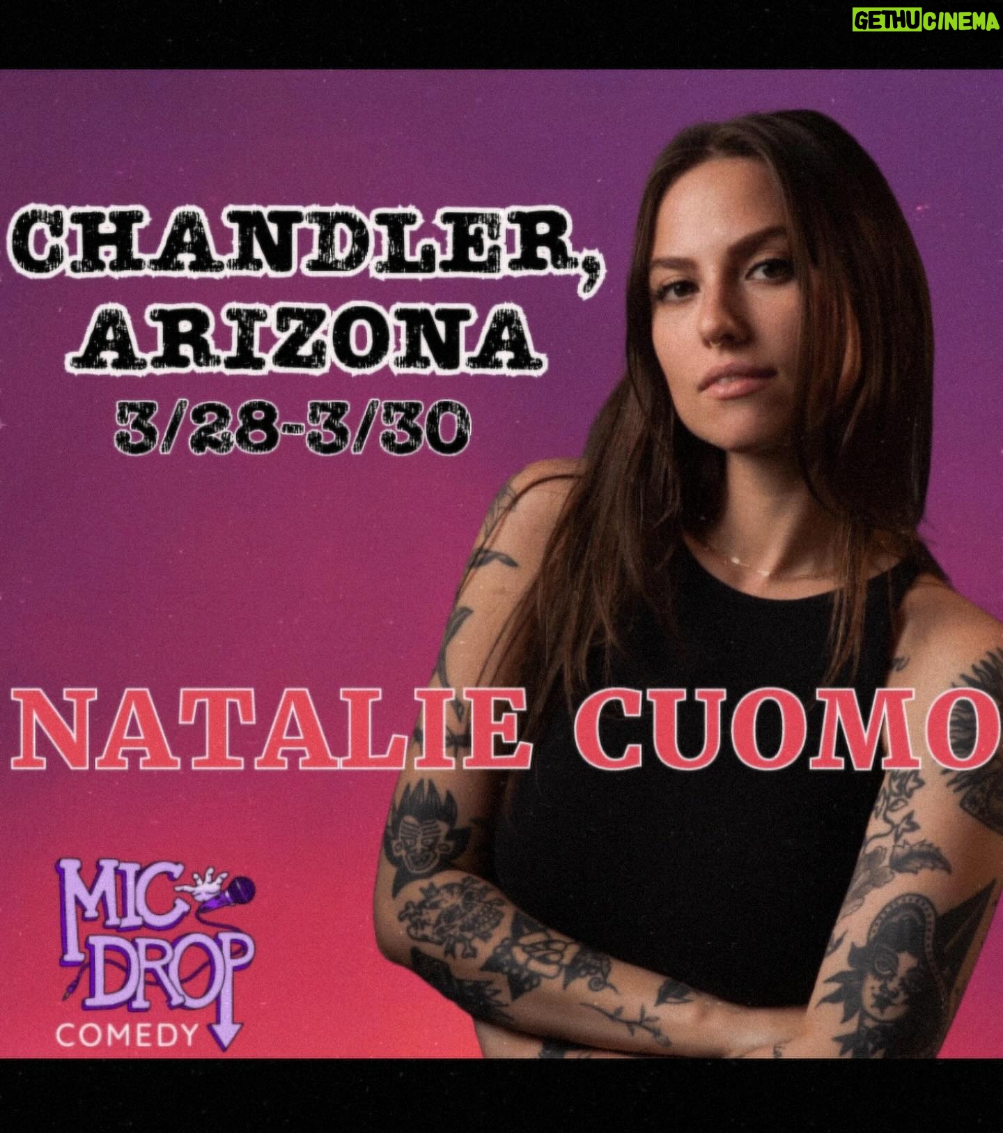 Natalie Cuomo Instagram - Chandler, Arizona Thursday - Saturday @micdropmania_az ! 🌵 5 shows! 🌵 here are some photos from the last time I was in Arizona. Excited to see everyone! 💗 Ticket link in bio