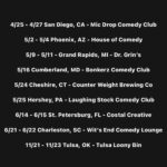 Natalie Cuomo Instagram - 🫶international shows being announced next week🫶 ticket link in bio 🎟️🎟️🎟️