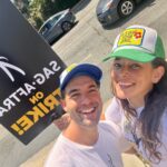Natalie Martinez Instagram - ORDINARY JOE out on the picket lines today 👊🏼👊🏼#sagaftrastrong