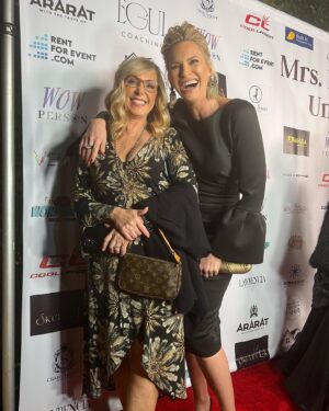 Natasha Henstridge Instagram - Had a fun glam night out with my beautiful mother @helenhenstridge and reunited with the fab @michaelmadsenofficial 💄👄💈@glambynatalie