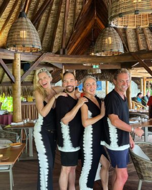 Natasha Henstridge Instagram - I’m so grateful to @leboraborabypearlresorts and Natalie @dpa_lounges for the most incredible welcome to this stunning and magical resort located on Bora Bora.. the warmth of the staff here is on another level and it’s truly heaven on earth. The spa is one of the most beautiful I’ve ever encountered #tavaispa The pics can’t possibly do justice. It’s hard to capture the feeling you have here, you just have to come🙏🤍🌴💫