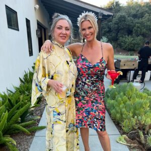 Natasha Henstridge Instagram - Well another trip around the Sun and I couldn’t be more grateful for all of the love I’ve felt this weekend… thanks @flor2flor for opening up your gorgeous home and getting friends together to celebrate me and summer and life and health, thanks @hijackleader for going above and beyond as usual and spoiling me. You wrote the most tear jerking song for me and having it performed and produced by @mr.taylorjohn what an incredible surprise and truly special gift, I cried my lashes right off with that one! Also obviously I want to thank my mom and dad @helenhenstridge @bhenstridge for bringing me into this world and giving me a solid foundation to be able to flourish and thrive and be myself and have my freedom also let’s not forget for giving me my nans ring and beautiful bracelets that you used to wear mom… it has been so special.. life is so full of ups and downs but I couldn’t be more grateful for the amazing support system, friends and family that I have surrounding me… you know who you are. Some are in these photos some are not ;-) but regardless, thank you  #birthdaygirl #grateful #loved 🦁🎂🎉. Oh and yes like any self respecting Leo I like to wear a Tiara on my birthday🤣🤣 queen of the jungle and all🦁🫶
