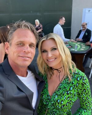Natasha Henstridge Instagram - Great night at the @edasnerfamilycenter  10th annual poker charity event, lots of money was raised for kids and young adults with Autism, lots of laughs were shared around the poker tables, usually at my bad poker skills😂 well done @sprkough for pulling it all off without a hitch and the lovely @officialjillwhelan for hosting with such grace and humor💚 also big thanks to @glambynatalie for glamming me up! Blonded by @trimasalon #pokerfored