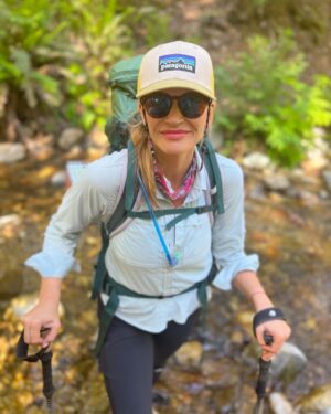 Natasha Henstridge Instagram - I’m still slowly integrating from the most extraordinary pilgrimage, 30 miles of sometimes strenuous mountains with everything you need on your back will push you to your limits! What an education in will, staying present and learning to quiet the mind… one whole day in silence and totally off the grid… absolute heaven! Thanks to everyone @wildtender for teaching sacred love for the land and many of the other things I’ll take with me on my next backpacking adventure. Thanks to #Tassajara Zen Mountain Center for the beautiful Zazen (meditation) in the Zendo and the much needed healing waters and incredible food!  A very special thanks to our fellow hikers, such a incredible, inspiring  group of people who came from far and wide to experience this truly magical trip🌲🏔🏞🥾🪷🕉 #pineridgetrail #backpacking #santaluciamountains #bigsur #buddistteachings #buddism @hijackleader