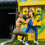 Natasha Domínguez Instagram - Este fue nuestro entrenamiento de pierna 🦵🏼 Cuántos set y repeticiones crees que hicimos ? My gym partner @natydominguez