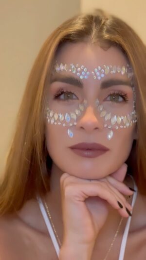 Natasha Domínguez Instagram - My kind of halloween 🤍 #halloween #makeup