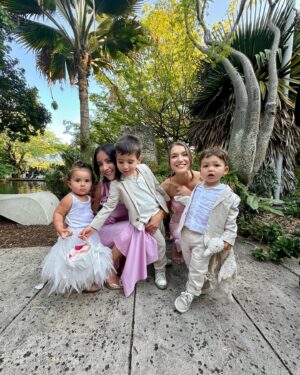 Nathalia Ramos Instagram - These kids SHOWED UP ⭐️ 

Still beaming from this weekend. We’ve celebrated every milestone since we were kids, and now our kids get to be part of the memories too. @rachel.a.stein @airbrownie23 thank you for including us in your special day. It was perfect in every way 💕💕💕