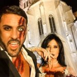 Nathalie Andreani Instagram – Elle a dit oui ….. 👰🏻💍♥️

Le mariage des deux amants terribles 😈 

Merci à @jeremstar qui nous a unit pour le meilleur et le meilleur ♥️♥️♥️

Merci à @julielamaquilleuse pour ton sublime make up 
 #haloween #couplegoals #justmarried #nathaliegabano #love