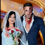 Nathalie Andreani Instagram – Lorsqu’un ange croise le chemin d un démon ……#love #couplegoals #nathaliegabano @gabano_officiel 😈😇. Make up @julielamaquilleuse 💄💄💄