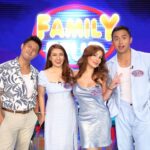 Nathalie Hart Instagram - Reunion of starstruck 5 in family feud! Lol and we won. Great team effort 😆🏆 @familyfeudph
