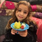 Nathalie Hart Instagram - Celebrating my 30th with my mini me and eating our hearts out with sashimi every meal. Today we tried raw puffer fish, Chicken and king crab. We loved it. Thanks for all the messages 😇🥰😘
