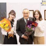 Natsumi Okamoto Instagram - ドラマ　「恋する警護24時」 最終回、見逃し配信含め、ご視聴ありがとうございました！ 沢山お話ししてくださった小野さんと、女神な白石さんと📸💐