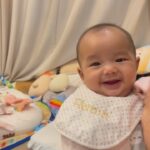 Nattasha Nauljam Instagram – เรมีอา ❤️ 4เดือน กว่าแล้ว นะคะ 🥰 
🐳@alpha.beta_premiumbib 
🦉@snowowlbaby
