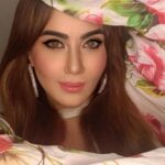 Nausheen Ali Sardar Instagram - My post somehow got deleted...so reposting🤦🏻‍♀️#ringaringaroses #prebirthday #birthday week #junebaby #june #photoshopped #makeup #vintage #floral #roses #valentines #valentineoutfit #vintagelook #churches #angelic #wings #bloom #floraldress #digitalart