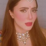 Nausheen Ali Sardar Instagram - #socialmedia #siyappa #Happydiwali #funnygirl #thatindiangirl #traditionaloutfit #MUA MAKE UP -@shradhatrikha Stylist-@stylebysugandhasood