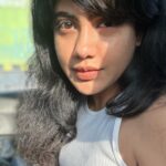 Nayana Elza Instagram - Life is better with a sunkissed glow 🌞 . . . . . . . . . . . . . . #selfie #sunkissed #white #tanktop #travel #instafashion