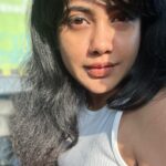 Nayana Elza Instagram - Life is better with a sunkissed glow 🌞 . . . . . . . . . . . . . . #selfie #sunkissed #white #tanktop #travel #instafashion