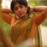 Nayana Elza Instagram - ഭദ്ര . . . . 📸 @portraits_by_shone Dhawani @byhand.in . . . . . . . . . . . . . . . . #dhawani #shoots #tamil #musturdyellow #instafashion #vintage #vintagestyle