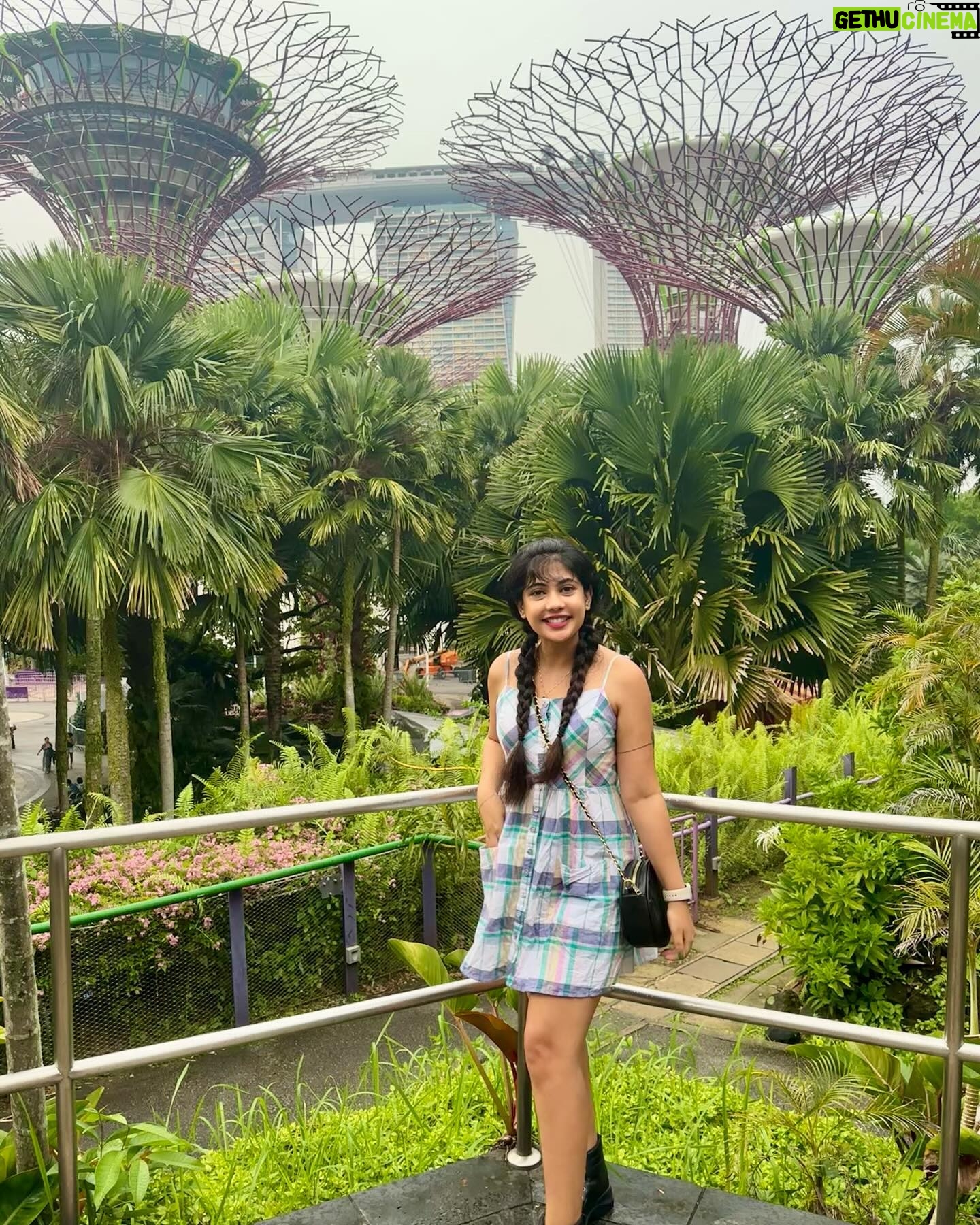 Nayana Elza Instagram - This view never gets old 🙌 . . . . . . . . . . . . . . . . . . #travel #singapore #solotravel #instadaily #picoftheday #nayanaelza #gardensbythebay