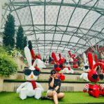 Nayana Elza Instagram - Bunny says, “Hello!🤓” . . . . Birthday (Oct) travel diaries… solo travel dairies 🙌 . . . . . . . . . . . . . . . . . . . . . . #travel #solotravel #singapore #sentosa #bunnies #traveldiaries #traveler #nayanaelza #instadaily #instaphoto #instatravel #memories #moment #creator #sentosaisland