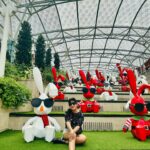 Nayana Elza Instagram - Bunny says, “Hello!🤓” . . . . Birthday (Oct) travel diaries… solo travel dairies 🙌 . . . . . . . . . . . . . . . . . . . . . . #travel #solotravel #singapore #sentosa #bunnies #traveldiaries #traveler #nayanaelza #instadaily #instaphoto #instatravel #memories #moment #creator #sentosaisland