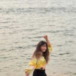 Nayana Elza Instagram - The beach is my happy place🏖️ . . . . . . . . . . #beach #weavesofindia #beachlife #sand #sea #beachgirl