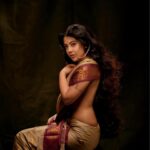 Nayana Elza Instagram - Embracing traditions with a dash of elegance ✨ . . 📸 @jibinartist @plan.b.actions Styling @merlin_lizbet MUA @ajayanmakeupartist @sibin_hair_stylist Saree @kathirlooms . . . . . . . . . . . . . #shoot #sareefashion #traditionalart #sareeelegance #fashion #style #nayanaelza #sareeindia