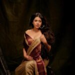 Nayana Elza Instagram - Embracing traditions with a dash of elegance ✨ . . 📸 @jibinartist @plan.b.actions Styling @merlin_lizbet MUA @ajayanmakeupartist @sibin_hair_stylist Saree @kathirlooms . . . . . . . . . . . . . #shoot #sareefashion #traditionalart #sareeelegance #fashion #style #nayanaelza #sareeindia