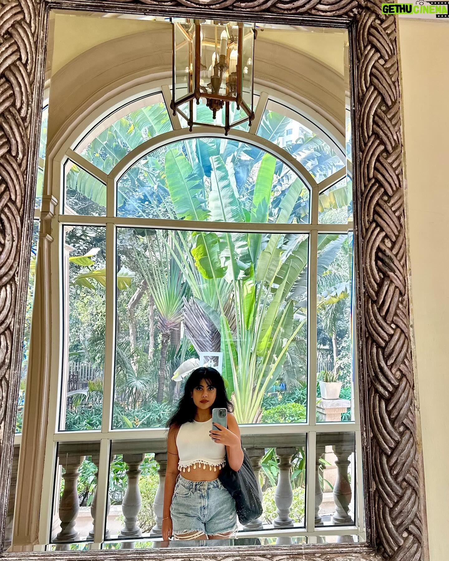 Nayana Elza Instagram - Capturing my reflection and my emotions. . . . . . . . . #mirrorselfie #white #travelphotography #selfie