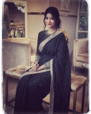 Nazifa Tushi Instagram - Black love..
Wearing @festivibe.official 🖤