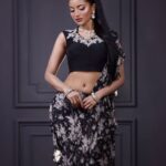 Nazifa Tushi Instagram - “Let your uniqueness shine and illuminate the world. ✨🖤 . . . . Wearing @festivibe.official @zahidkhanbridalmakeover 📸 @mh_bipu
